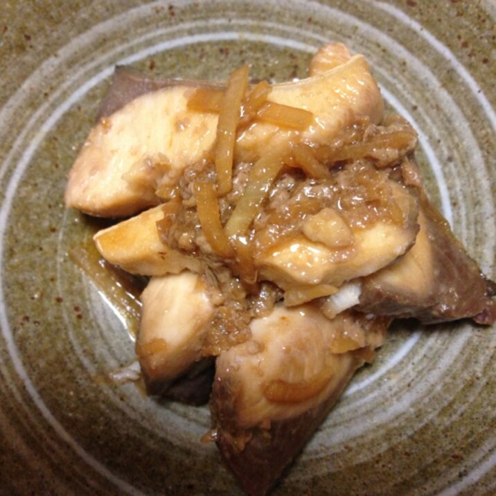 ハマチの生姜味噌煮